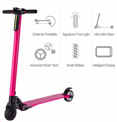 Mini Two Wheel Foldable Electric Kids Scooter Self Balancing Hoverboard With 20 - 25KM Range