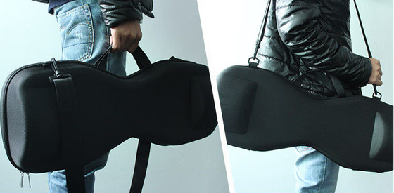 Portable Black Electric Scooter Bag Shoulder Case For Hoverboard , 61.5*17.5*21.5cm